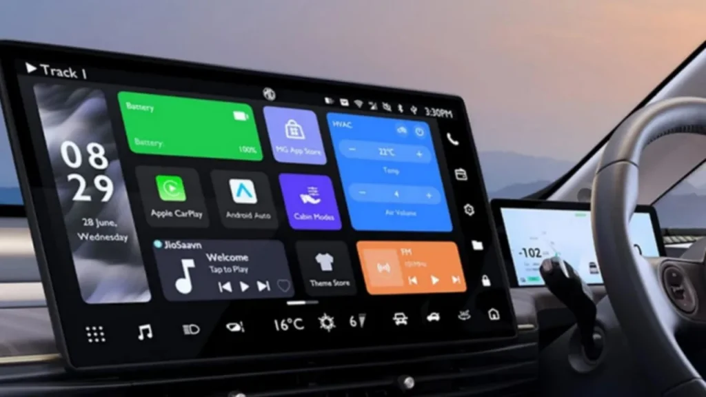 MG Windsor EV Display