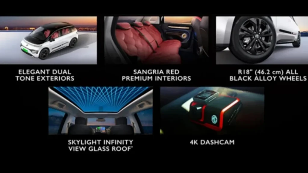 MG Windsor EV Features