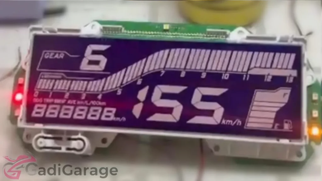 MT 15 Speedometer Sun Fade Display Repaired