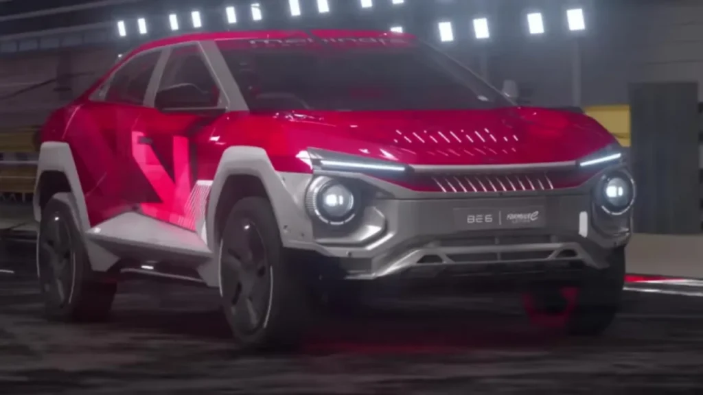 Mahindra BE 6 Formula E Side Look