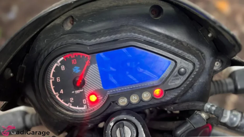 Pulsar 150 Sun Faded Speedometer Before
