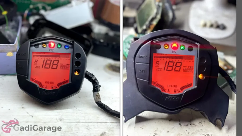 Serviced KTM Duke 200 Speedometer