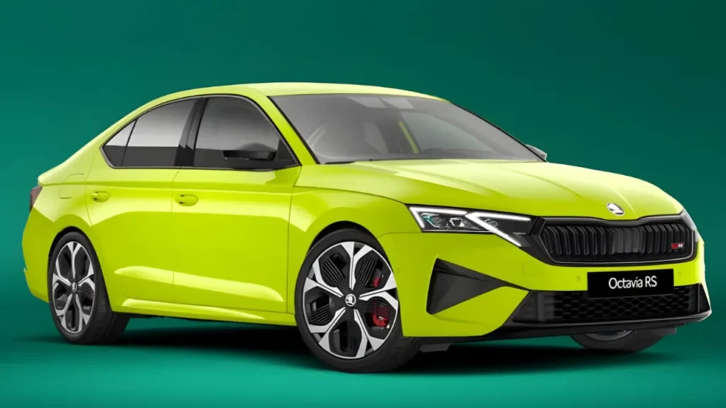 Skoda-Octavia-RS-Green-colour