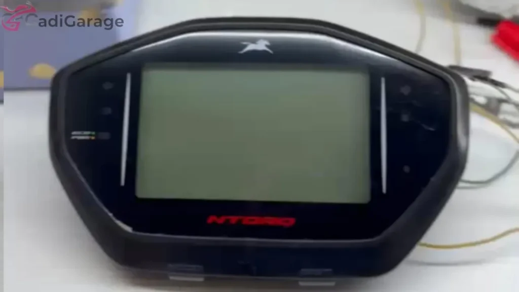 TVS Ntorq Sun Faded Meter