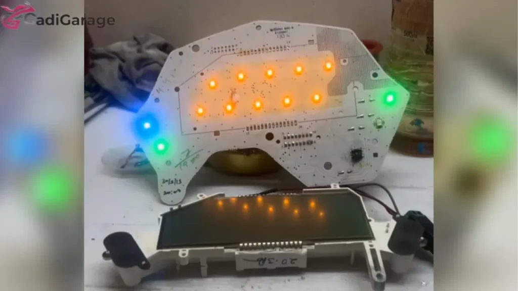 Yamaha FZ V1 speedometer Display and Motherboard Repaired