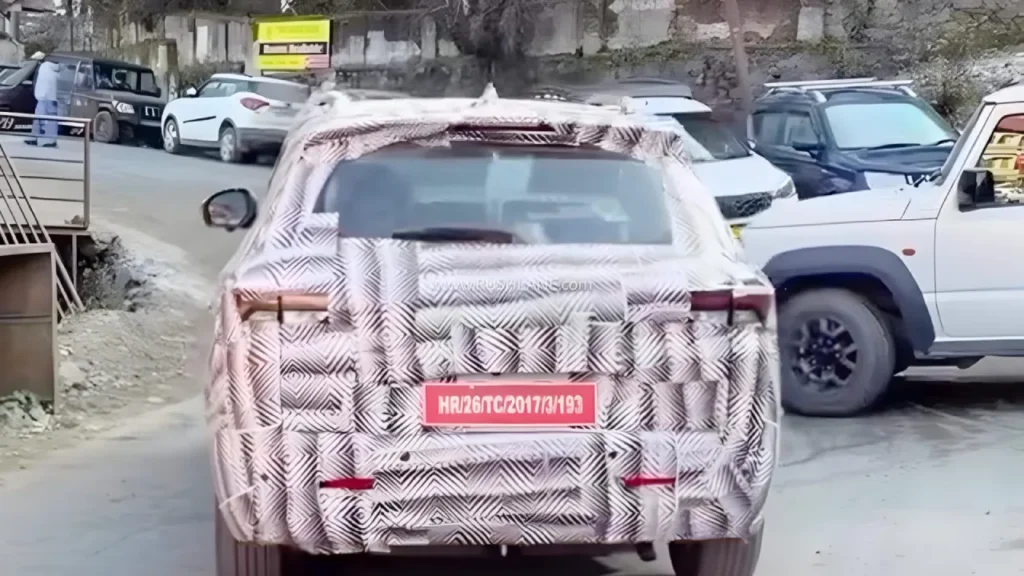 2026 Maruti Brezza Facelift spied testing in India