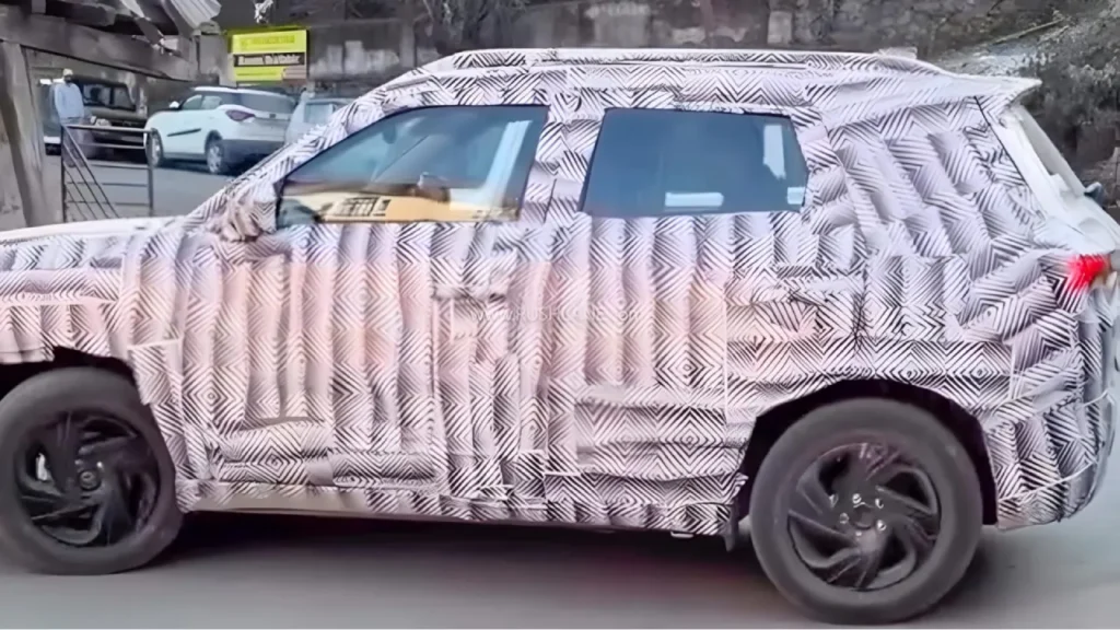 2026 Maruti Brezza Facelift spied testing in India