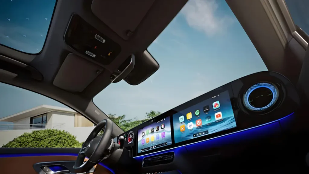 2026 Mercedes GLB digital cluster