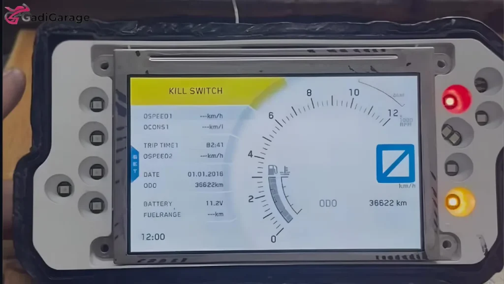 Duke 390 TFT display repaired