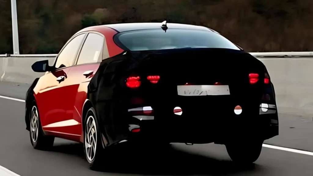 Hyundai Verna facelift Rear Look