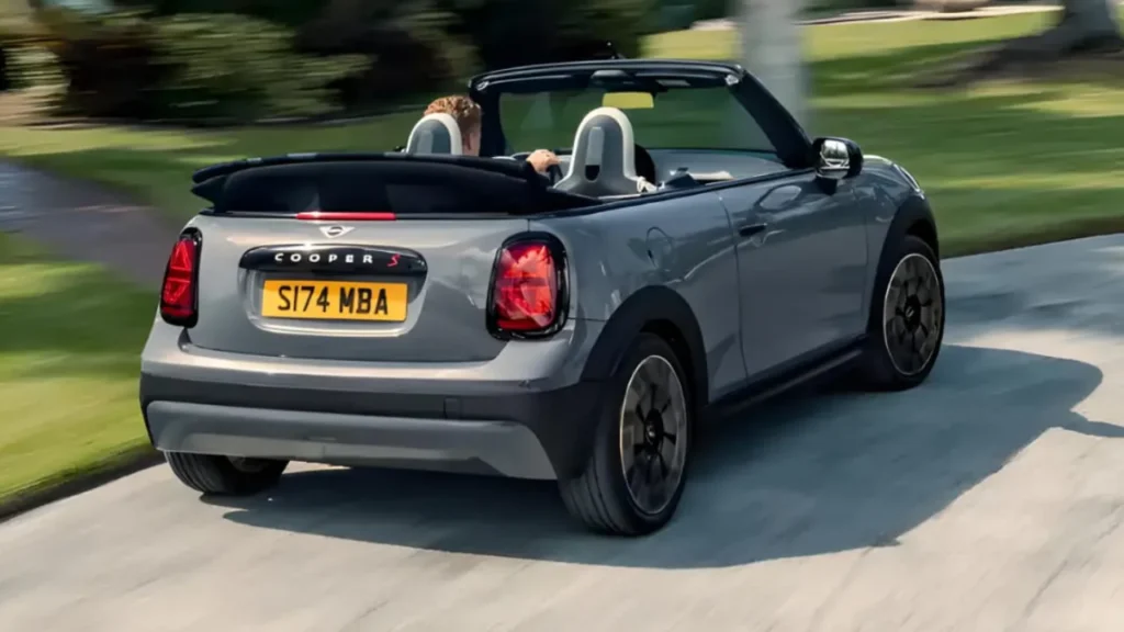 Mini Cooper Convertible Back Look 