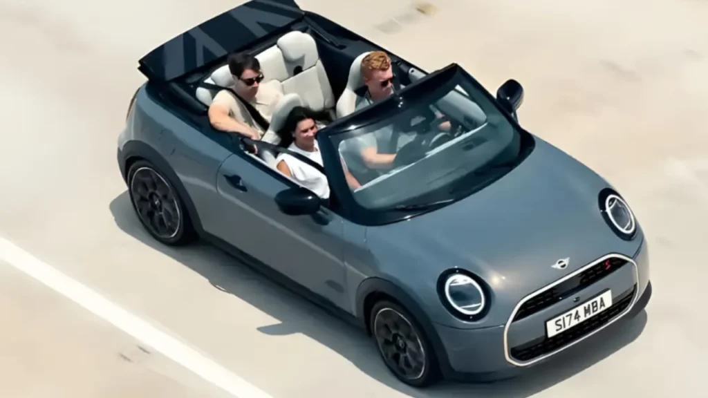 Mini Cooper Convertible Driving