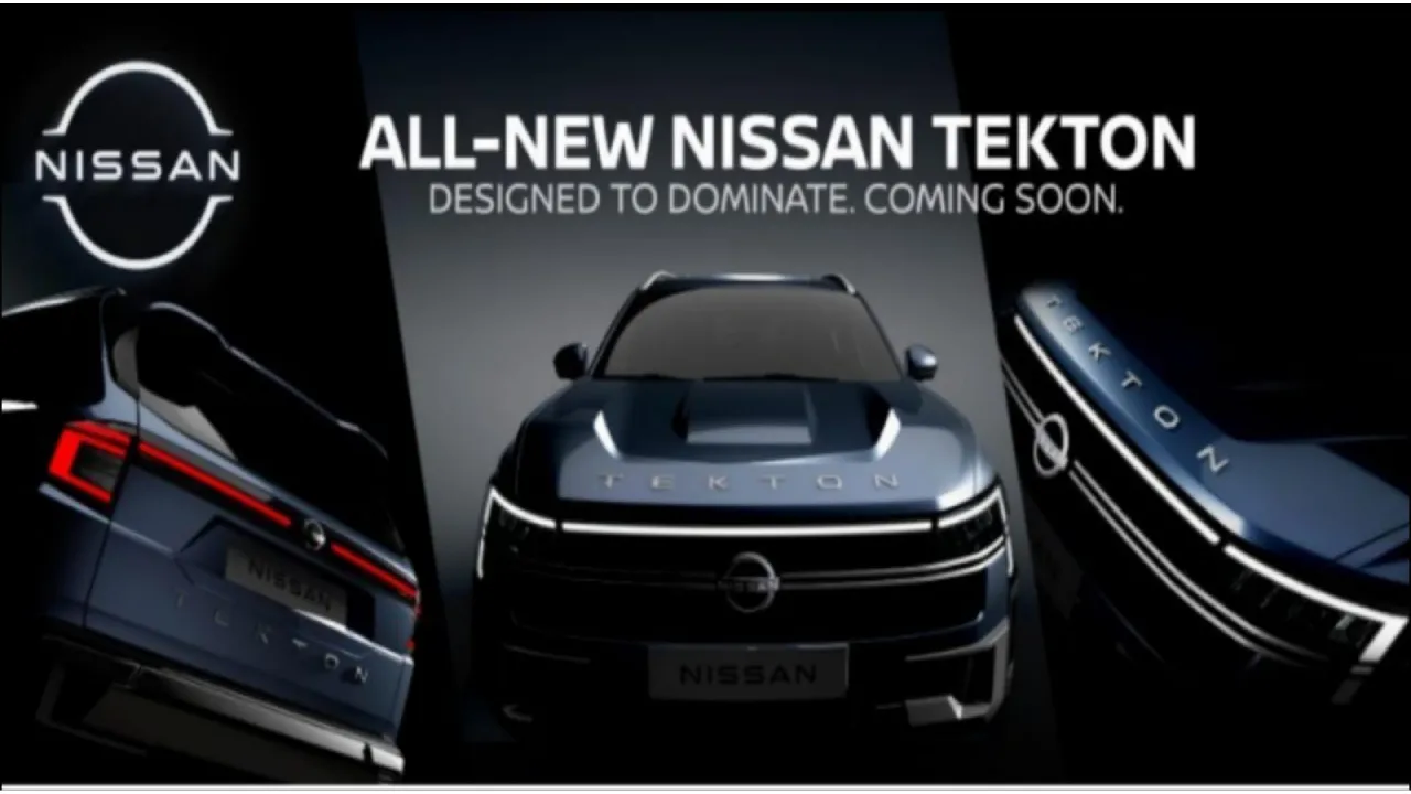 Nissan Tekton SUV testing with Patrol inspired design