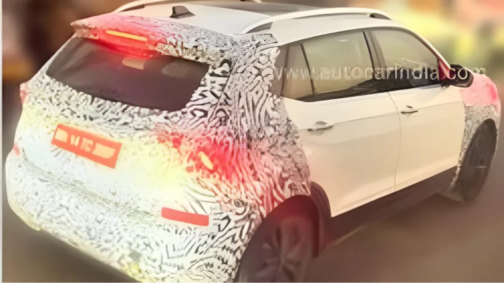 Skoda Kushaq Facelift Back Look