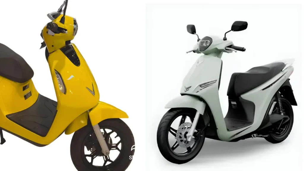 VinFast Electric Two Wheelers Front And Side Look